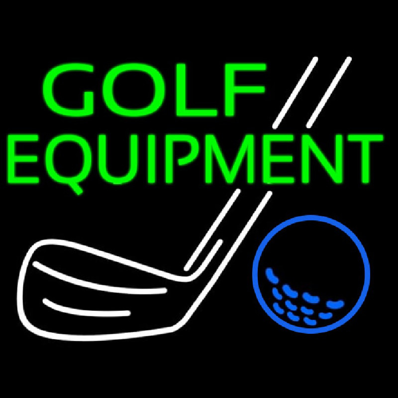 Golf Equipment Leuchtreklame