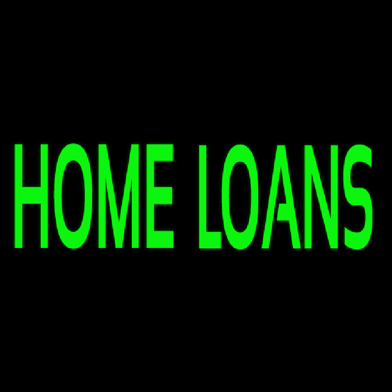 Green Home Loans Leuchtreklame