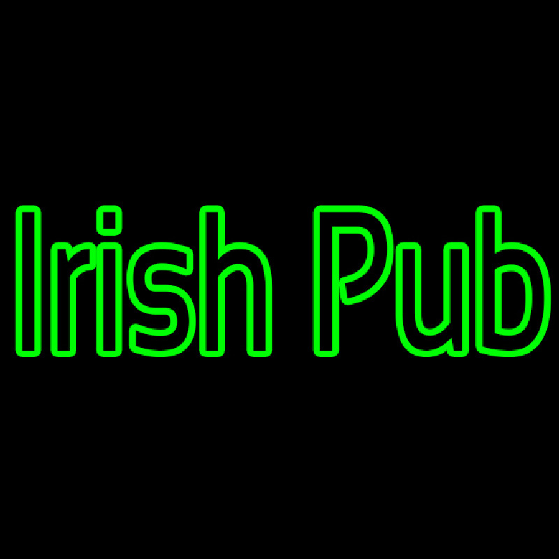Green Irish Pub Leuchtreklame