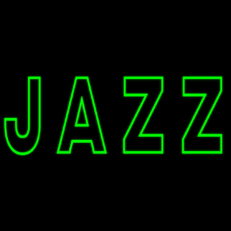 Green Jazz Block 1 Leuchtreklame