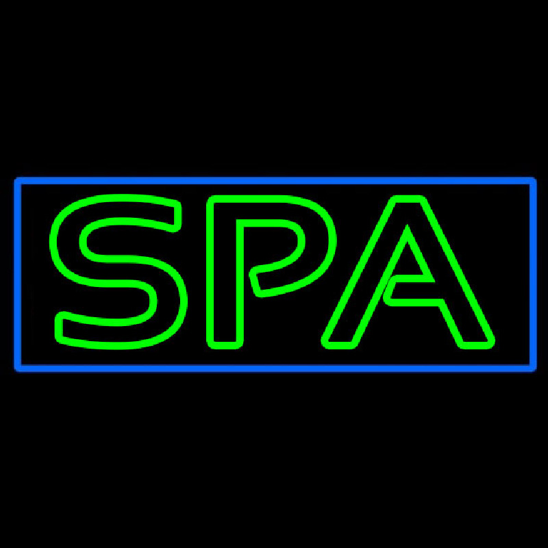 Green Spa Leuchtreklame