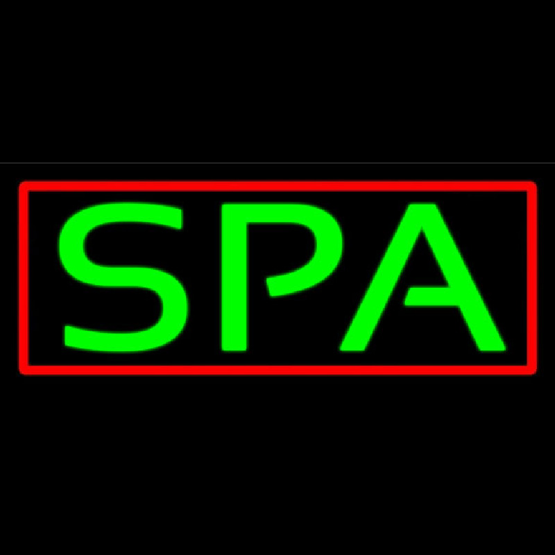 Green Spa Leuchtreklame