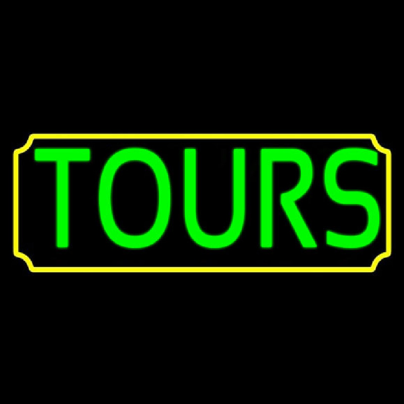 Green Tours Leuchtreklame