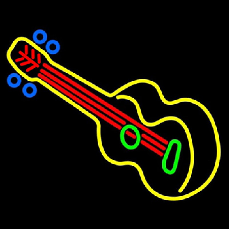 Guitar Strings  Leuchtreklame