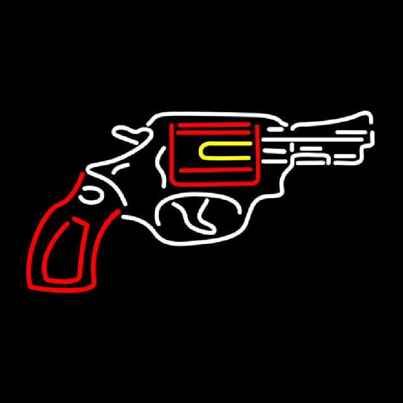 Gun Logo Leuchtreklame