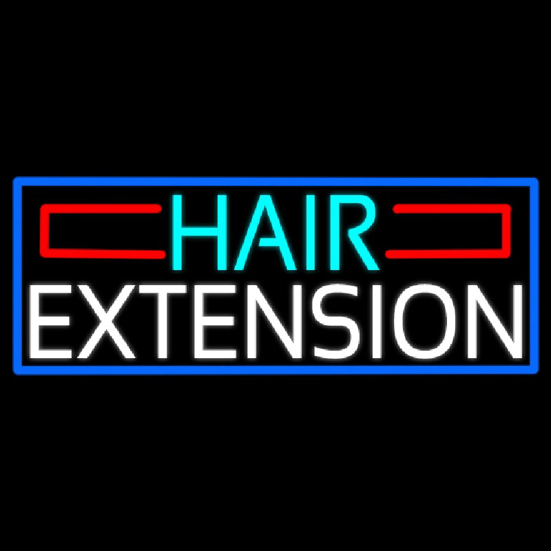 Hair E tension Leuchtreklame