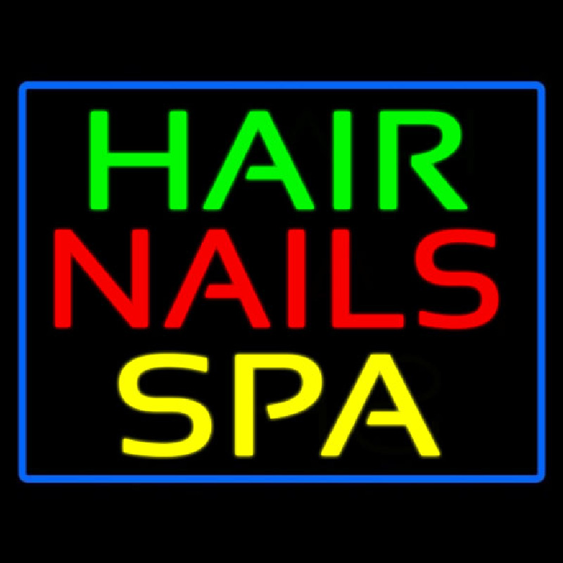 Hair Nails Spa Leuchtreklame