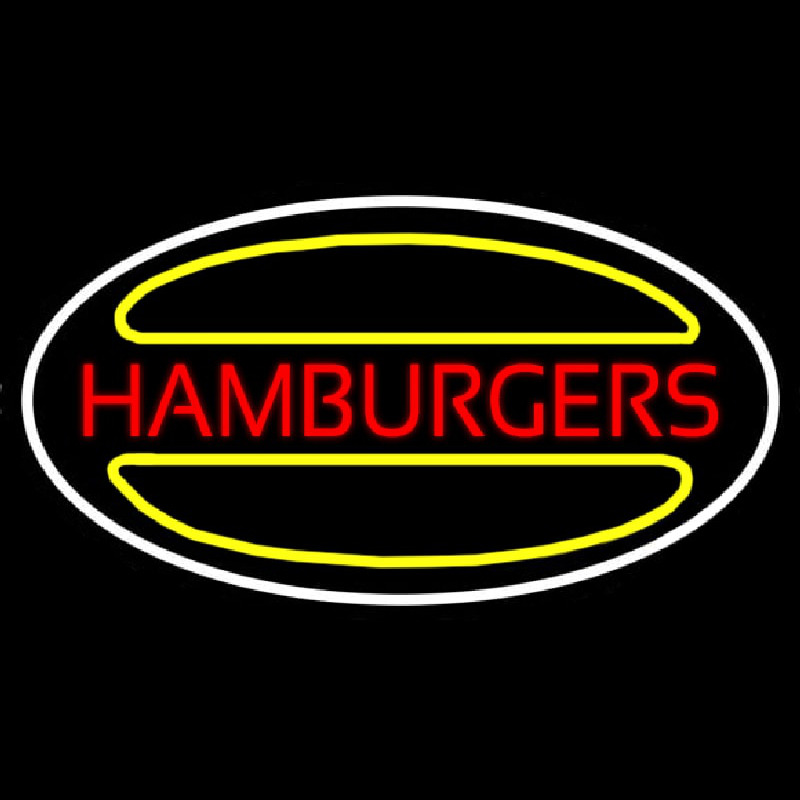 Hamburgers Logo Oval Leuchtreklame