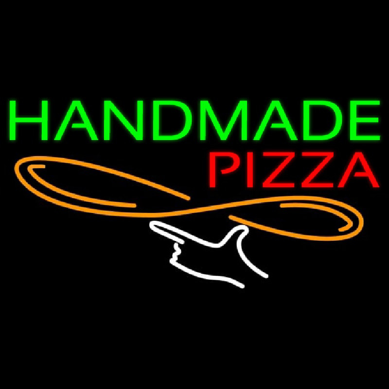 Handmade Pizza Leuchtreklame