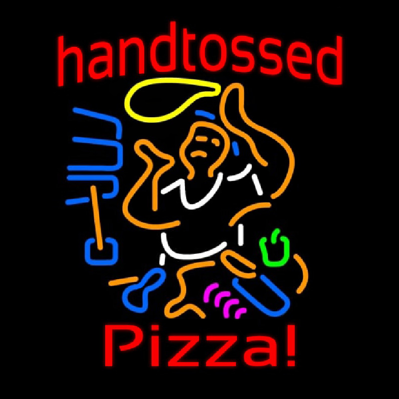 Handtossed Pizza Leuchtreklame