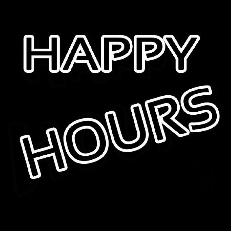 Happy Hours Leuchtreklame