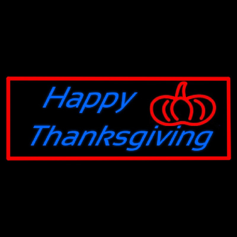 Happy Thanksgiving 2 Leuchtreklame