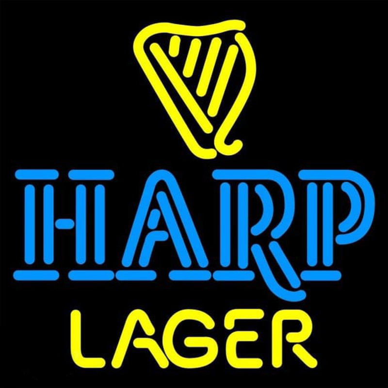 Harp Lager Leuchtreklame