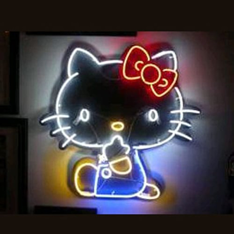 Hello Kitty Laden Offen Leuchtreklame