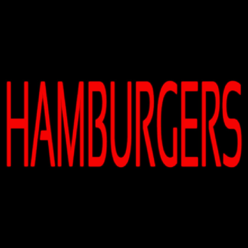 Humburgers Leuchtreklame