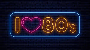 I 80s Leuchtreklame