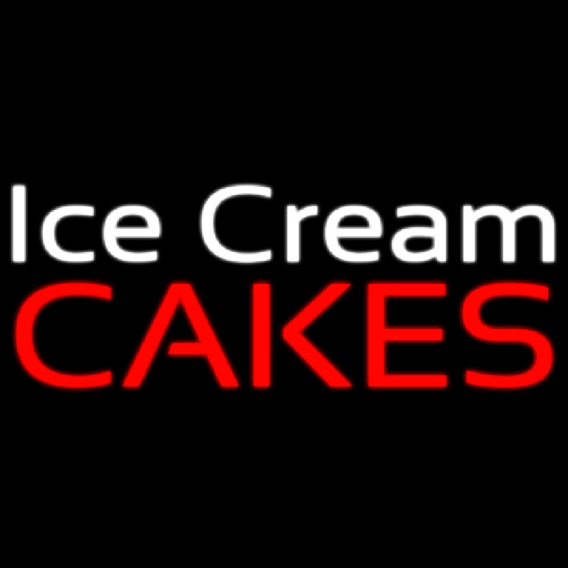 Ice Cream Cakes Leuchtreklame