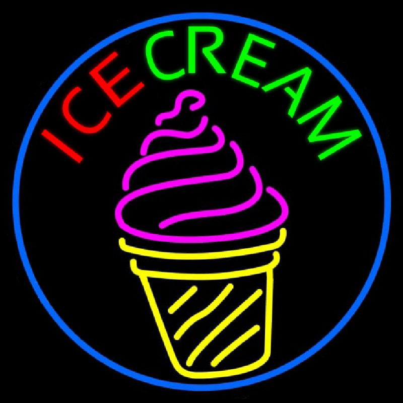 Ice Cream Cone Image Leuchtreklame