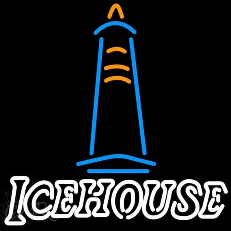 Ice House Light House Beer Sign Leuchtreklame