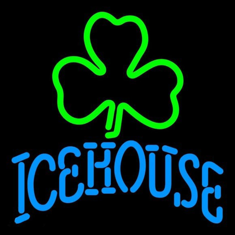 Icehouse Green Clover Beer Sign Leuchtreklame