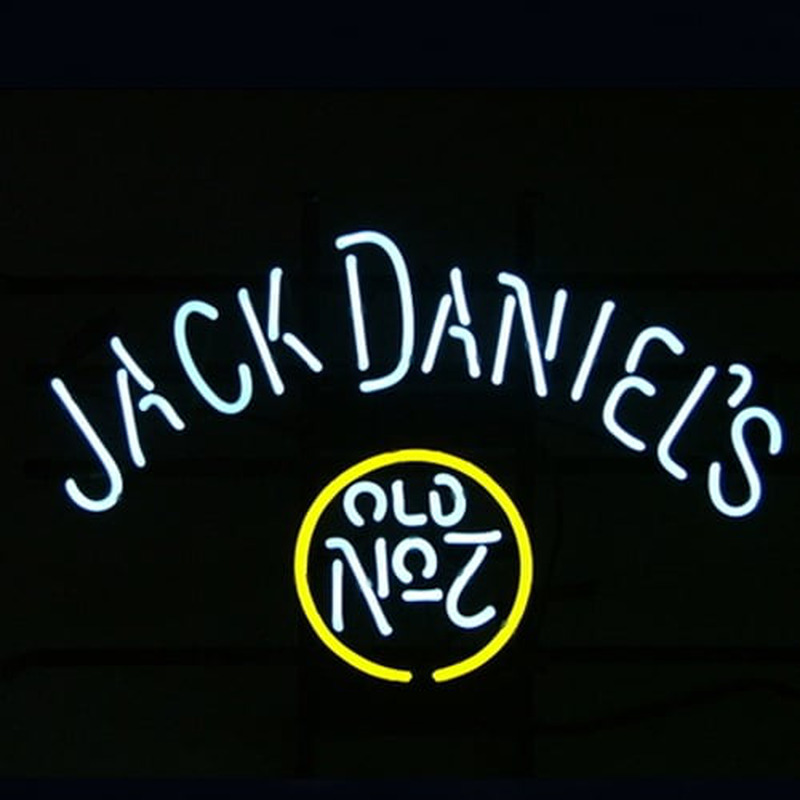 Jack Daniels #7 Whiskey Bier Bar Offen Leuchtreklame