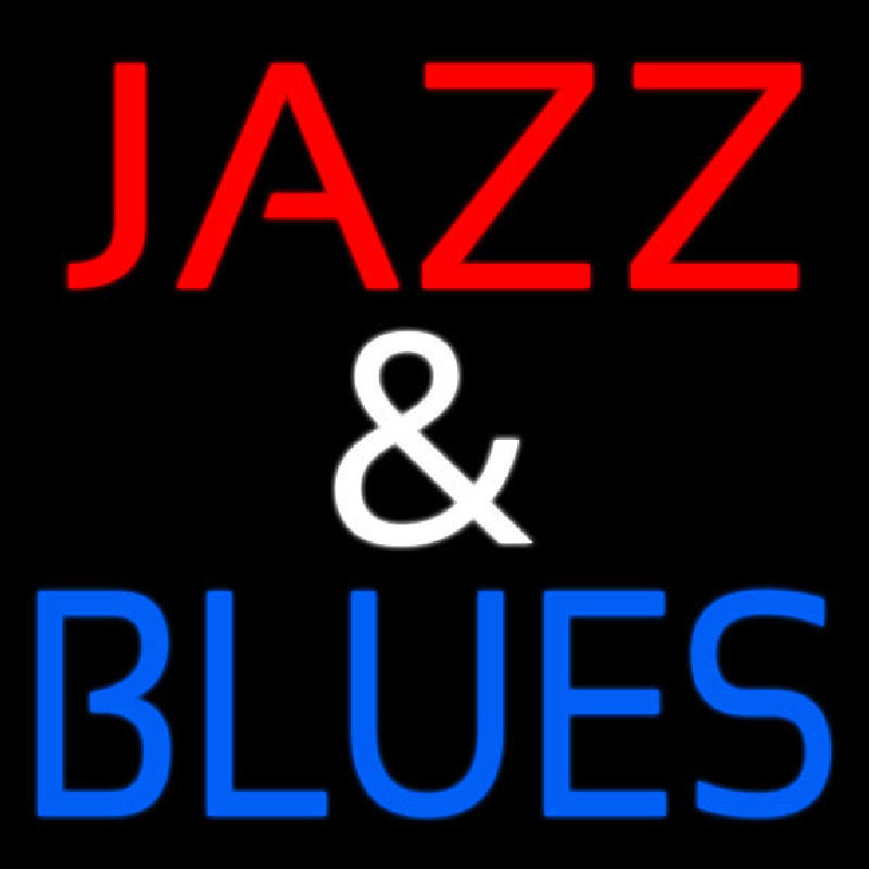 Jazz And Blues 1 Leuchtreklame