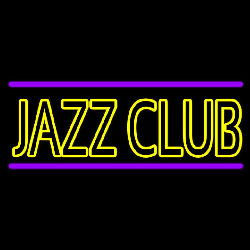 Jazz Club Purple Line Leuchtreklame