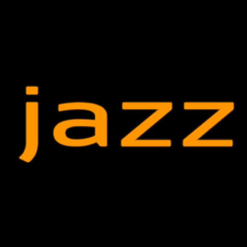 Jazz In Orange 2 Leuchtreklame