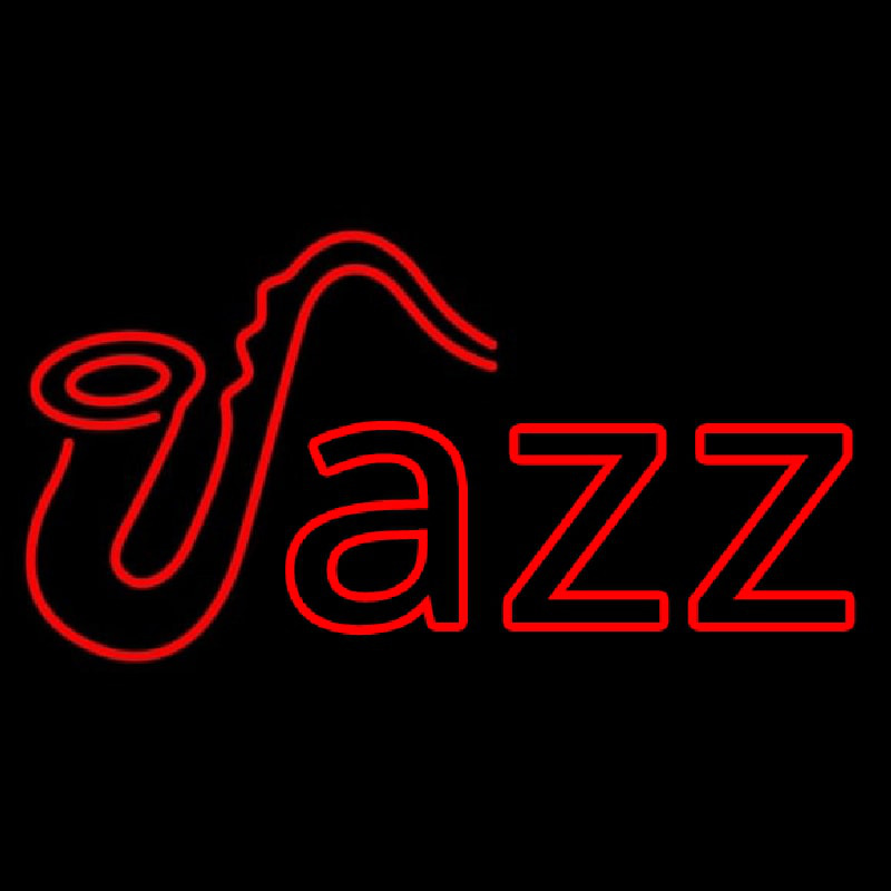 Jazz Red 2 Leuchtreklame