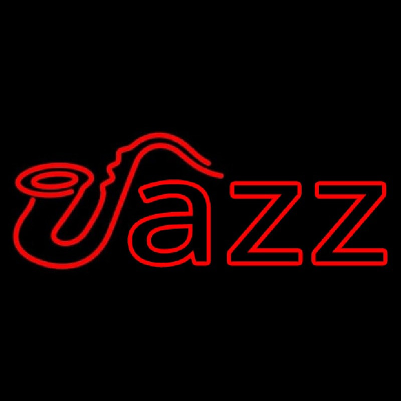 Jazz Red 3 Leuchtreklame