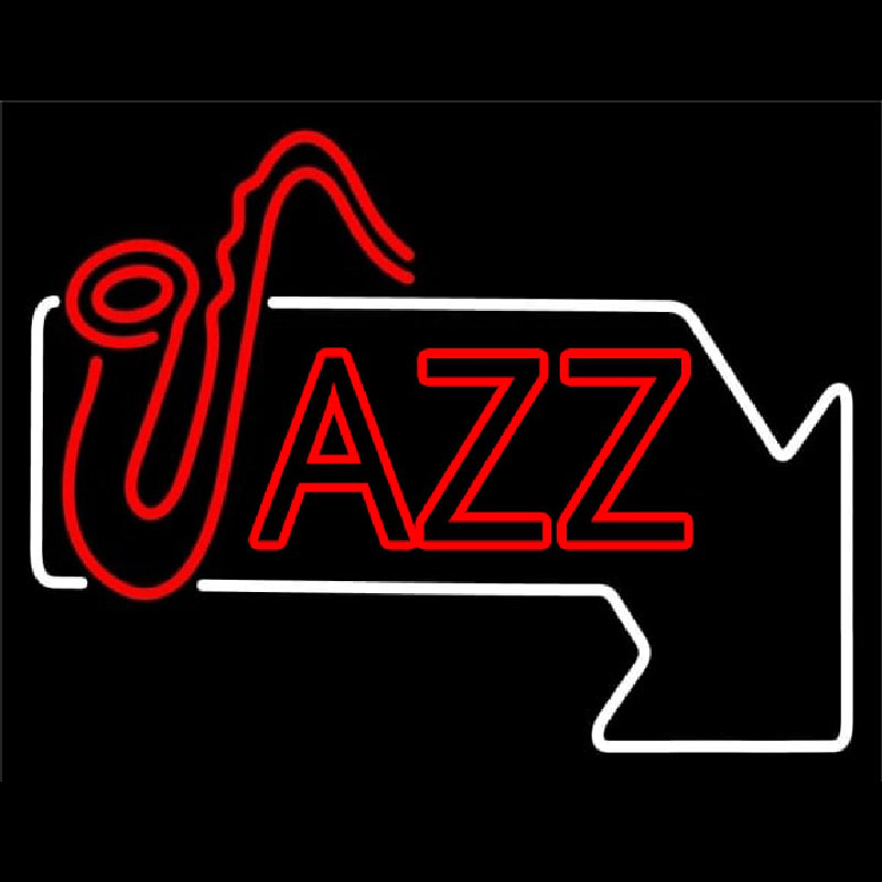 Jazz Red 4 Leuchtreklame