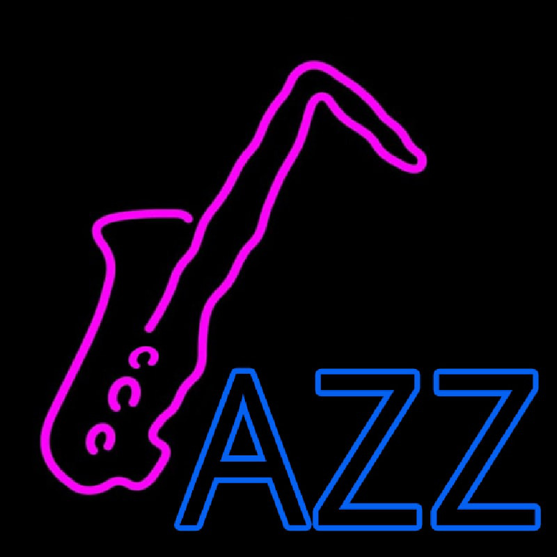 Jazz With Logo Leuchtreklame