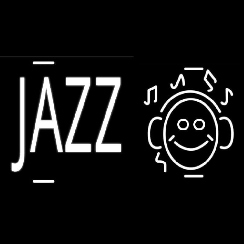 Jazz With Smiley Leuchtreklame