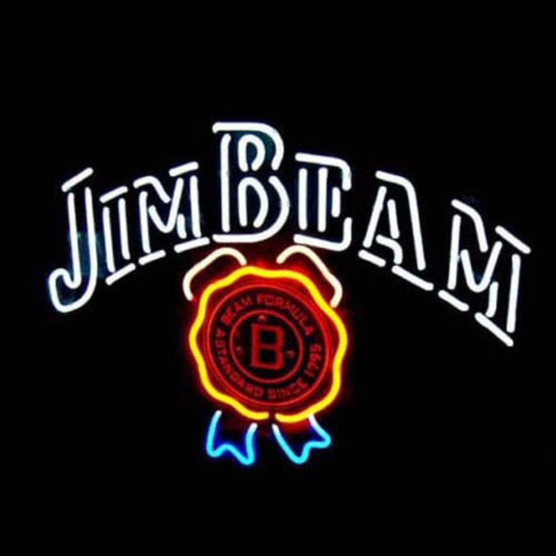 Jim Beam Bier Bar Offen Leuchtreklame