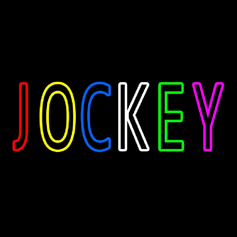 Jockey 1 Leuchtreklame