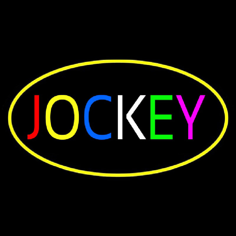 Jockey 2 Leuchtreklame