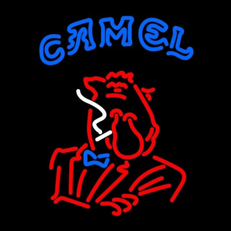 Joe Camel Red Logo Leuchtreklame