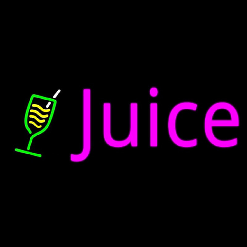 Juice Logo Leuchtreklame