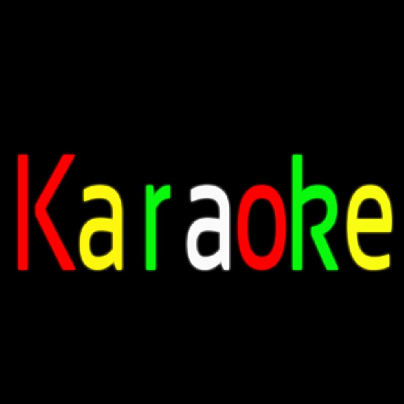 Karaoke 2 Leuchtreklame