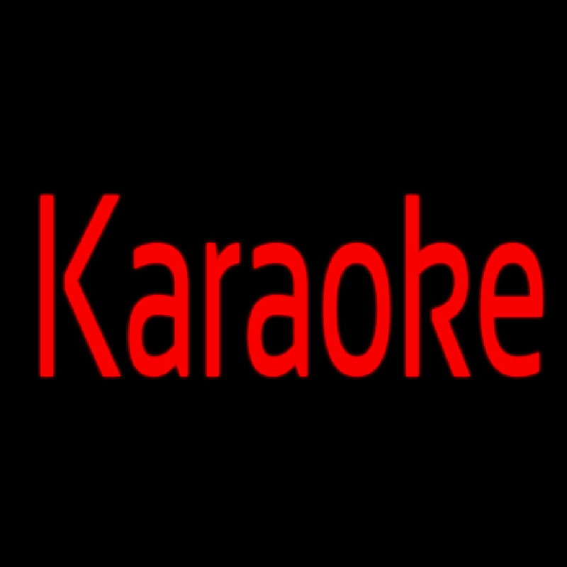 Karaoke Cursive 1 Leuchtreklame