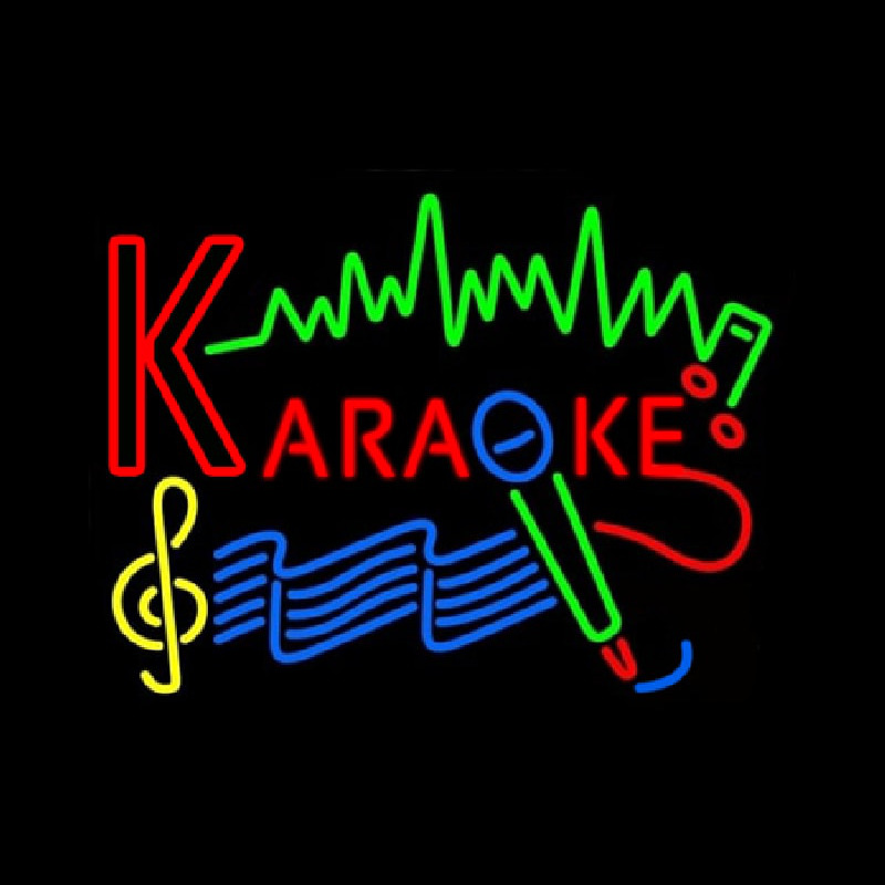 Karaoke Music  Leuchtreklame