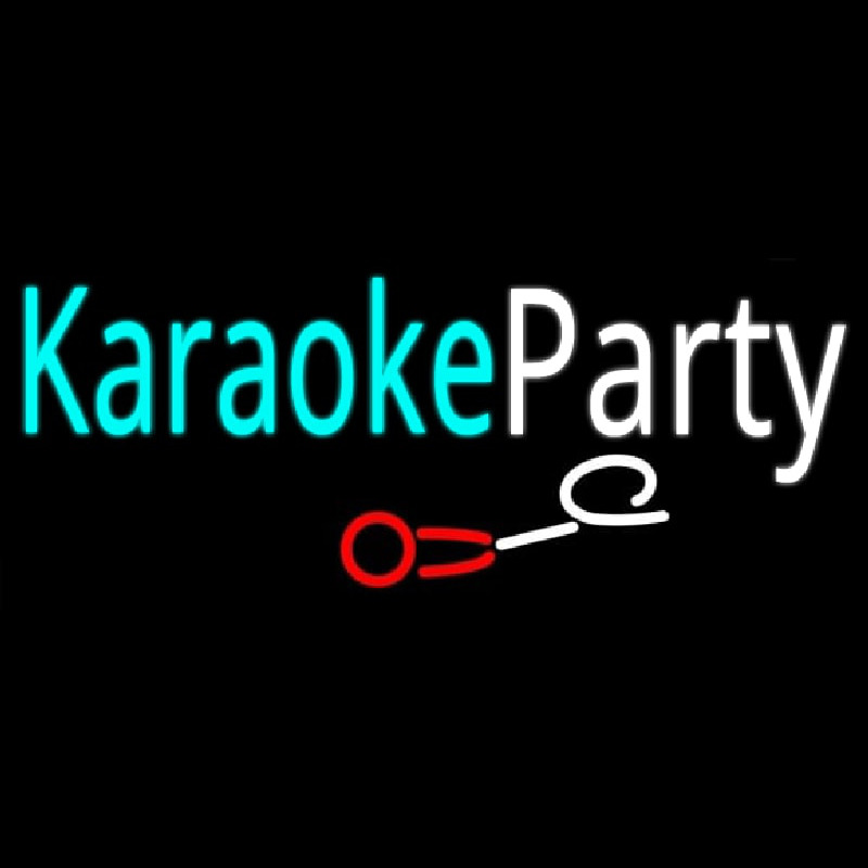 Karaoke Party Leuchtreklame
