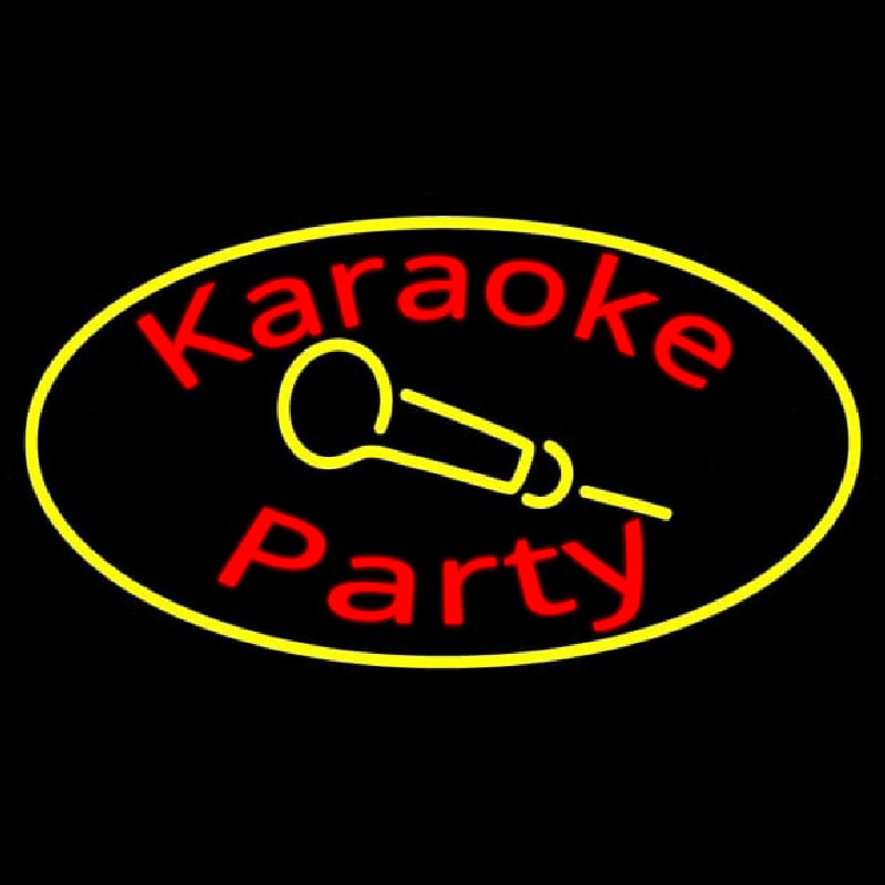 Karaoke Party Leuchtreklame
