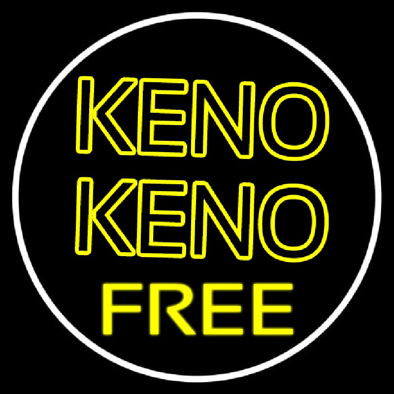 Keno Keno 1 Leuchtreklame