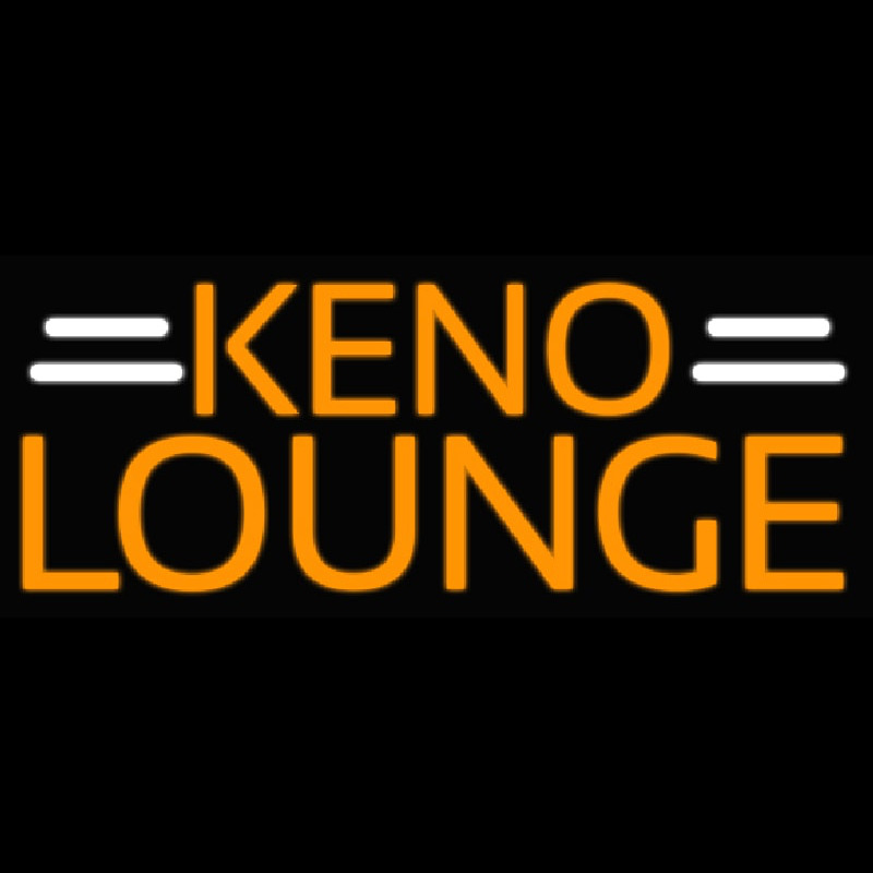 Keno Lounge 2 Leuchtreklame