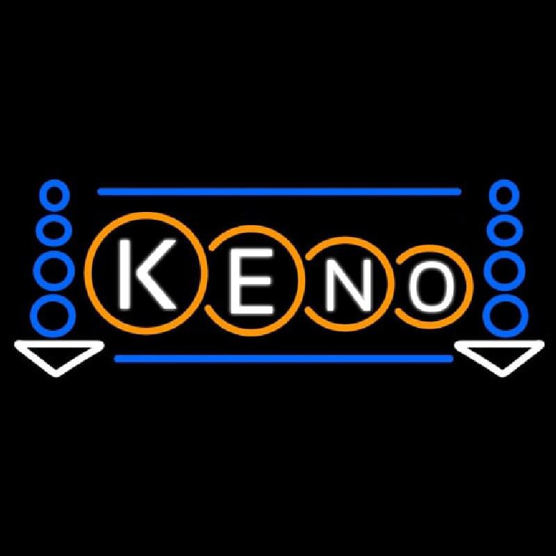 Keno Play Here 1 Leuchtreklame