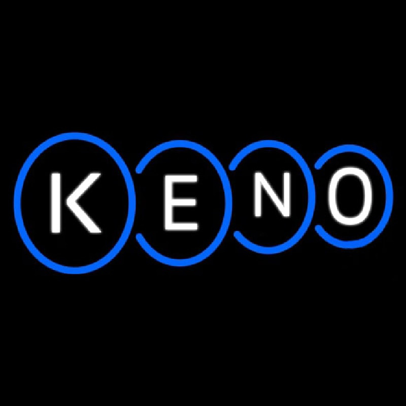 Keno With Border 1 Leuchtreklame