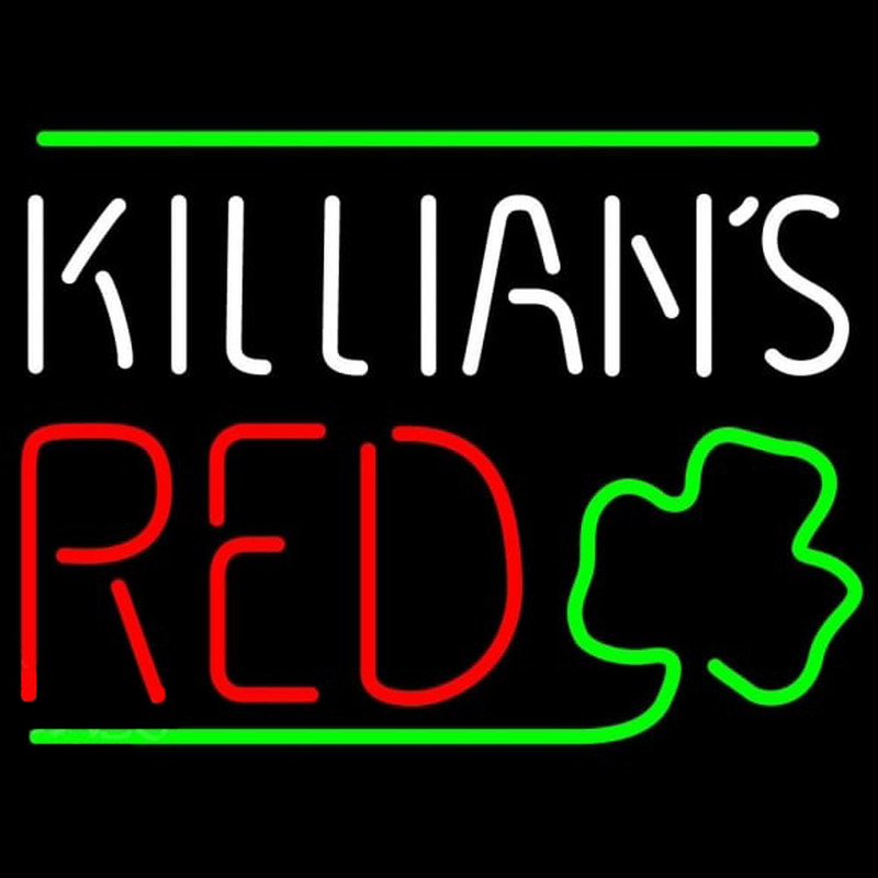 Killians Red Shamrock Beer Sign Leuchtreklame
