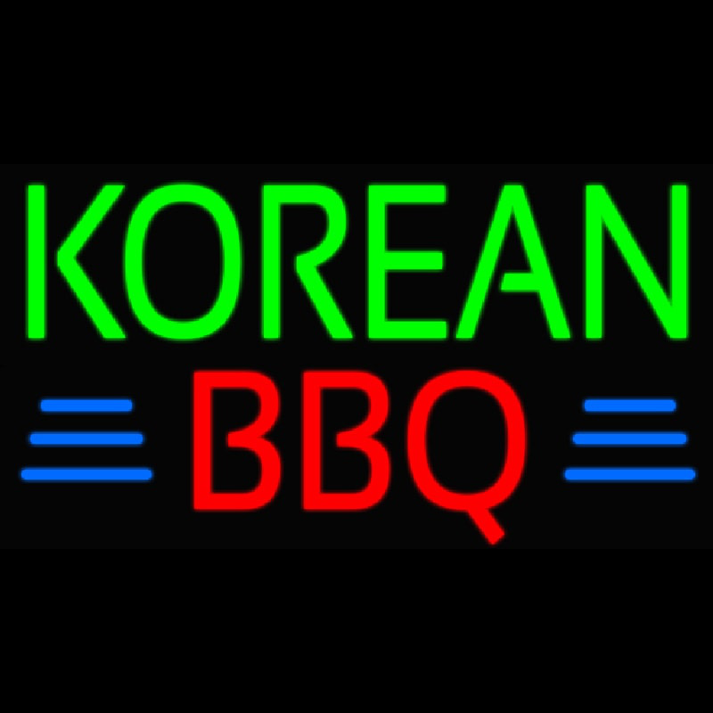 Korean Bbq Leuchtreklame