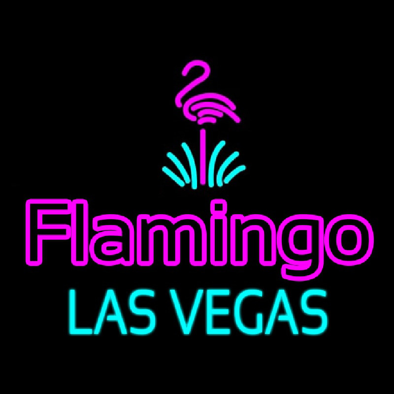 Large Flamingo Hotel Las Vegas Leuchtreklame